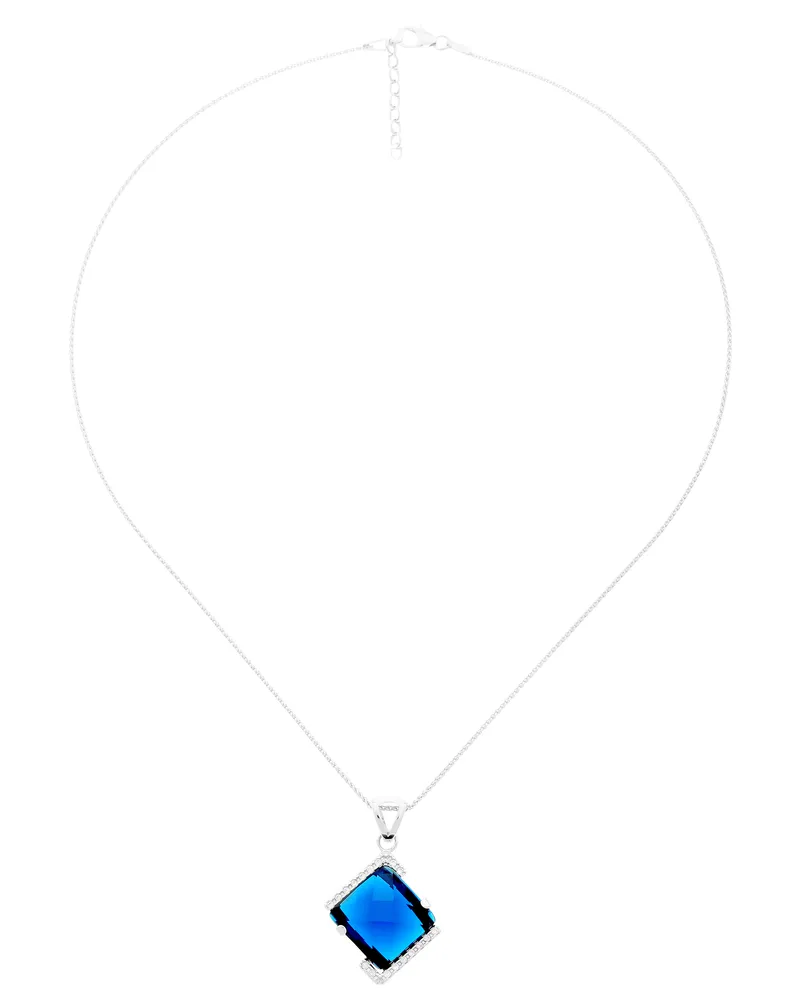 Orphelia Hilma' Damenkette mit Anhänger aus 925er Sterlingsilber – Silber ZH-7208 Silber