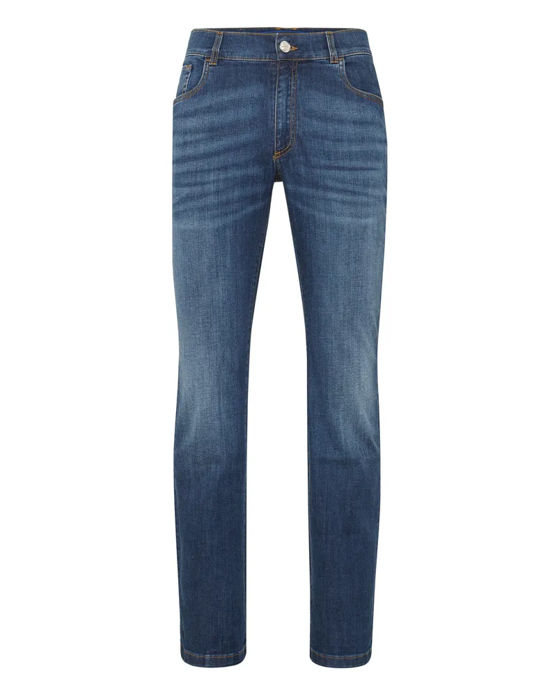 Billionaire Jeans Regular Fit Crest Blau