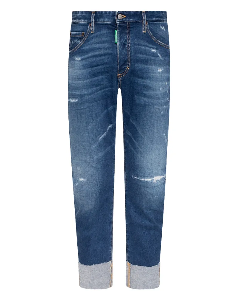 Dsquared2 Sailor Style Blue Jeans Blau