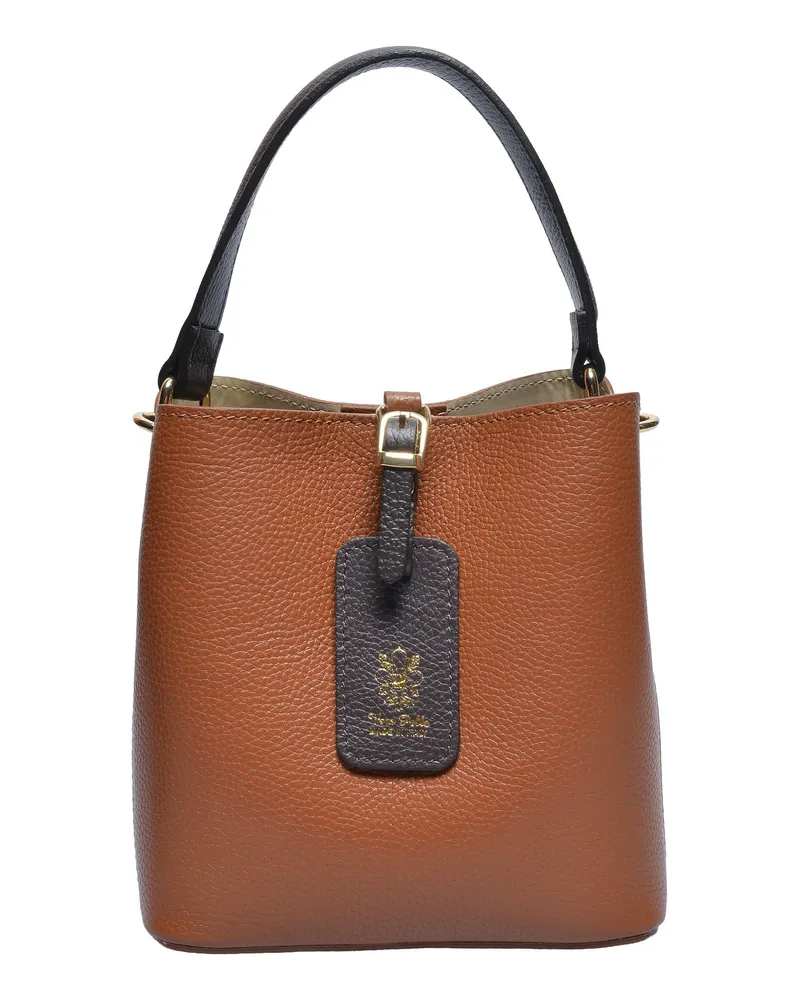 Isabella Rhea COGNAC Rindsledertasche Braun