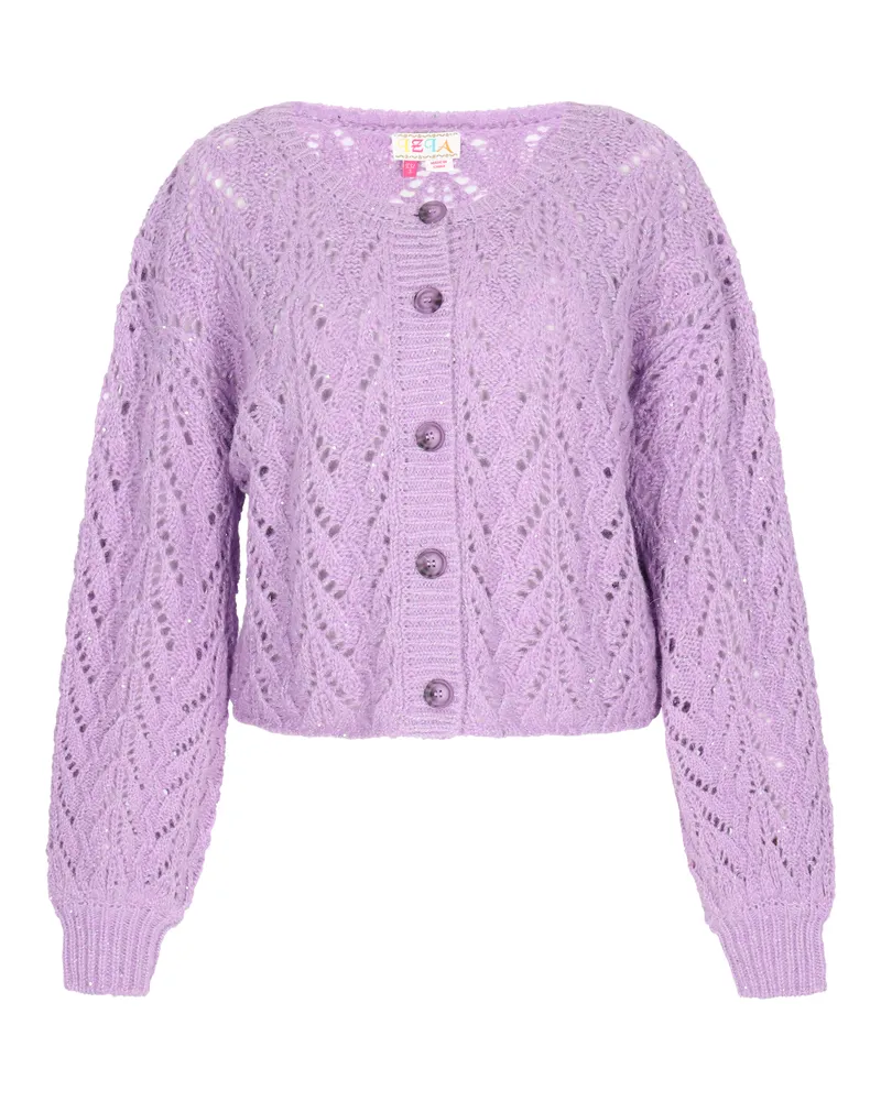IZIA Strickjacke Frauen lila Lila