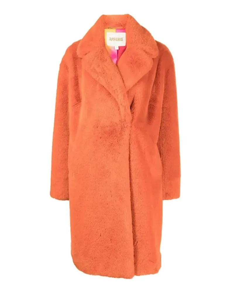 APPARIS Imani Kunstpelzmantel - Orange Orange