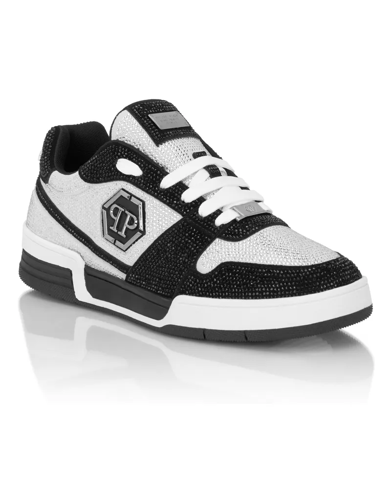 Philipp Plein Low-Top-Sneaker Weiß