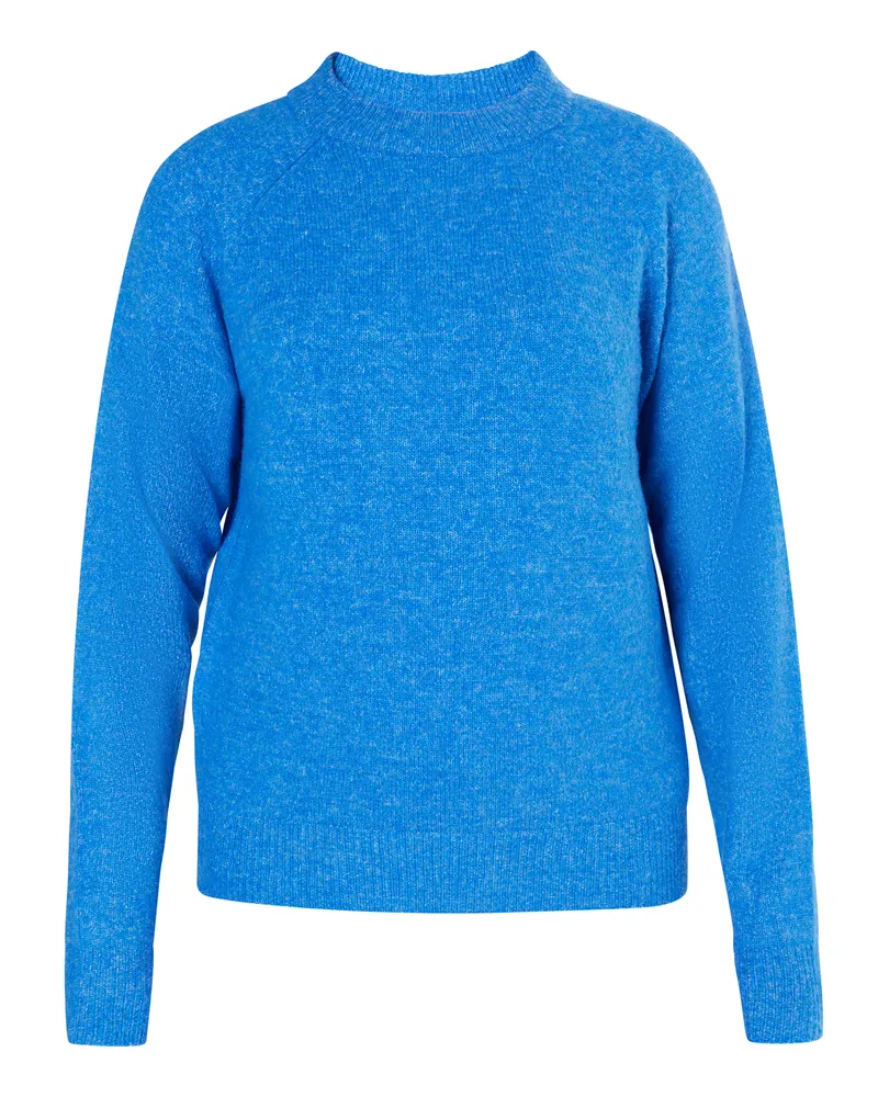 My Mo Strickpullover Damen Himmelblau Blau