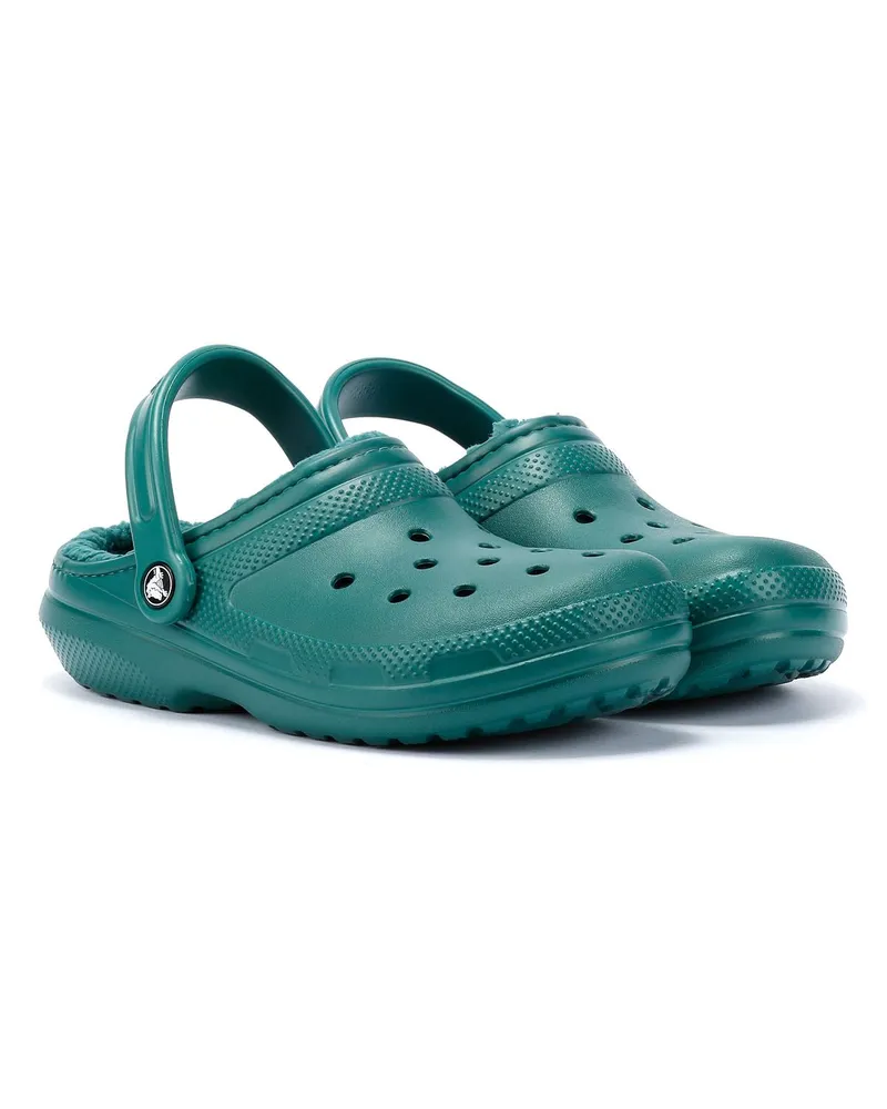Crocs Klassische gefütterte Frauen Smaragd Clogs Smaragd