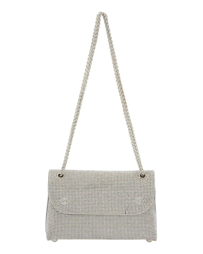 FAINA Klappentasche für Damen - Silber Silber