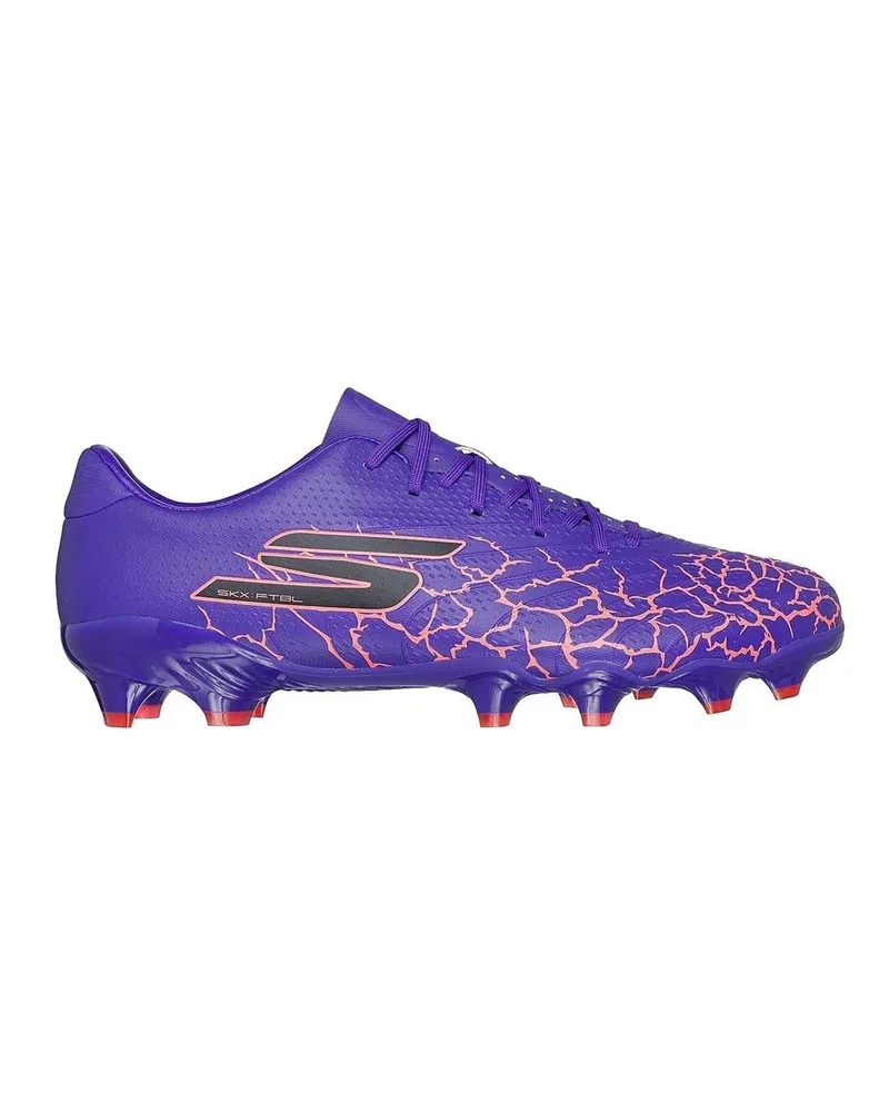 Skechers SKX 1.5" Zerbrochen Fußballschuhe mit festem Boden für Herren/Damen Unisex (Violett/Schwarz Lila