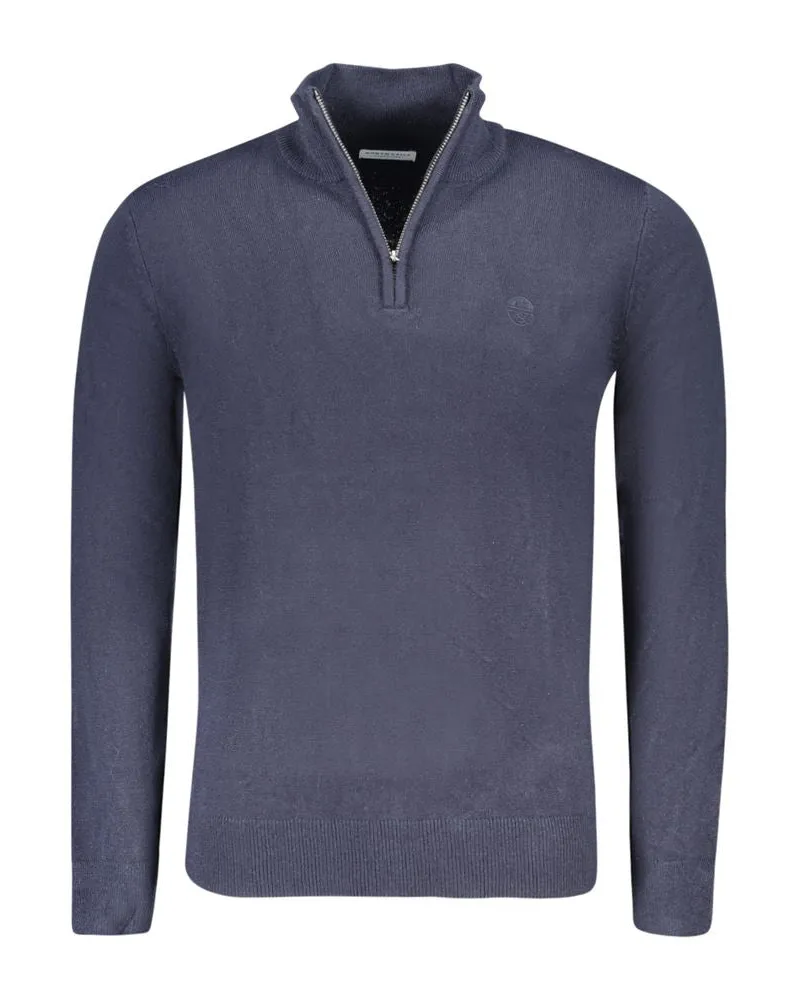 North Sails Blauer Acryl Herrenpullover Blau
