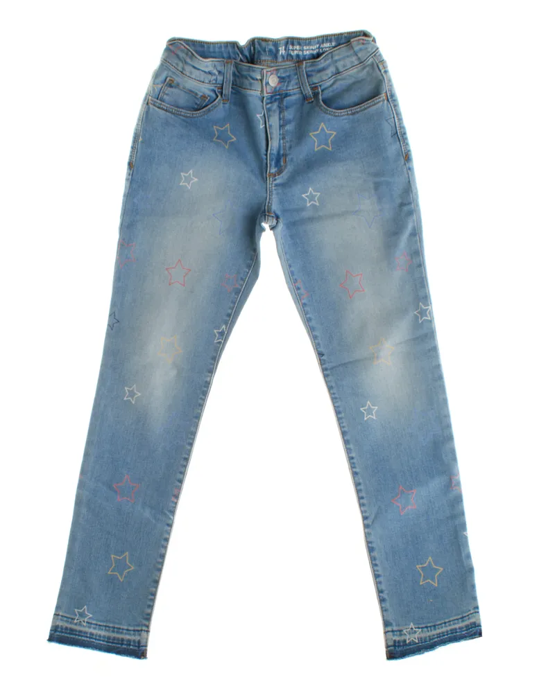 GAP Bedruckte Super-Skinny-Jeans 754757 Mädchen Hellblau