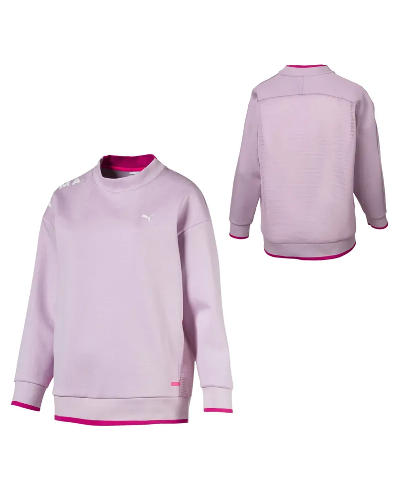 Puma Chase Damen Rosa Pullover Rosa