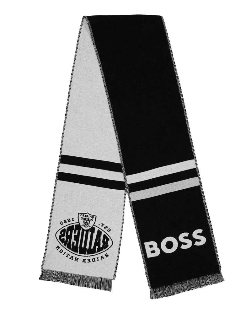 HUGO BOSS Schal (Schwarz Schwarz