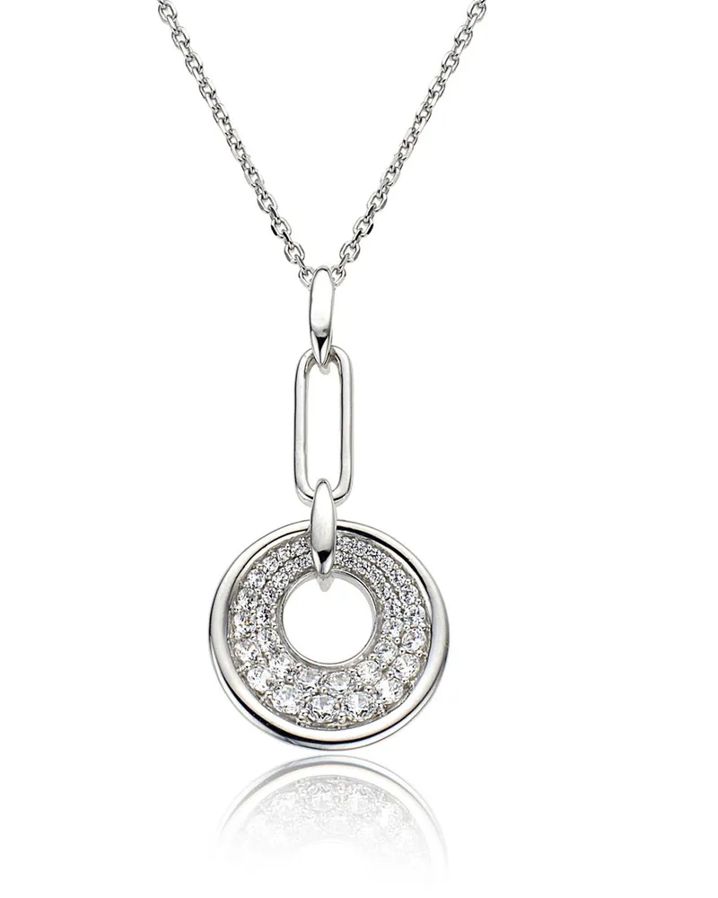 Orphelia Damen-Kette aus 925er Sterlingsilber mit Anhänger – Silber ZH-4592 Silber