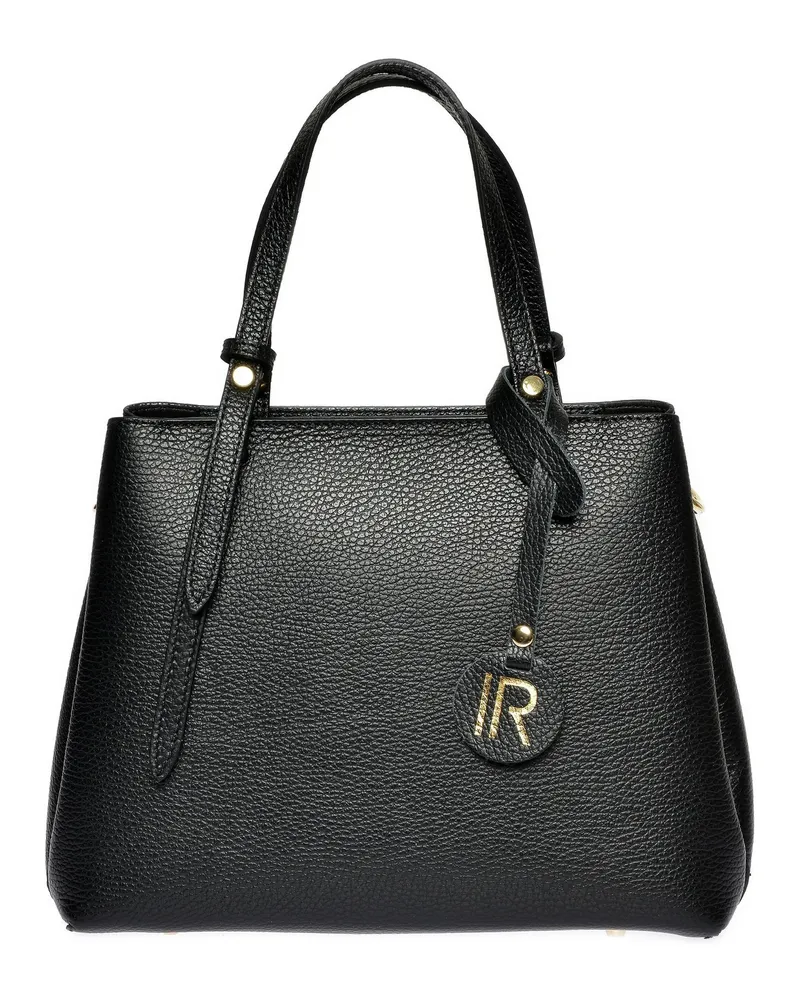 Isabella Rhea Schwarz Rindsledertasche Schwarz