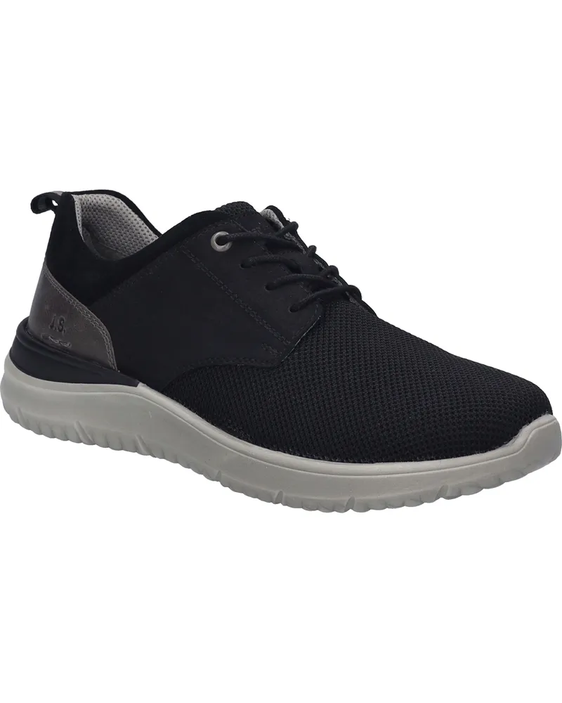 Josef Seibel Herren Halbschuh Wales 03 in schwarz Schwarz
