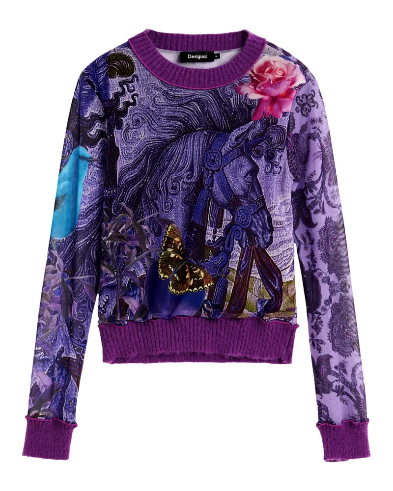 Desigual Pullover Lila