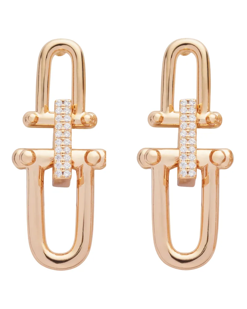 U.S. Polo Assn.  US Polo Assn Jewellery Lucille Gelbgold-Ohrringe Weiß