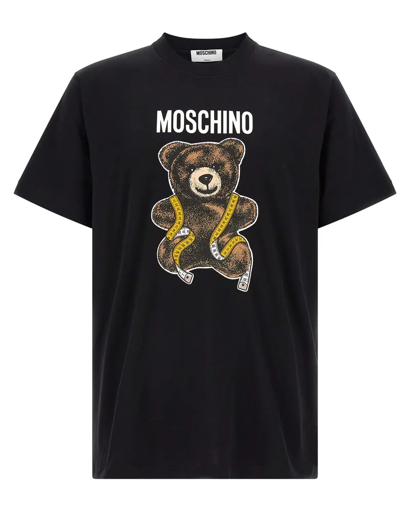 Moschino Baumwoll-T-Shirt - Schwarz Schwarz