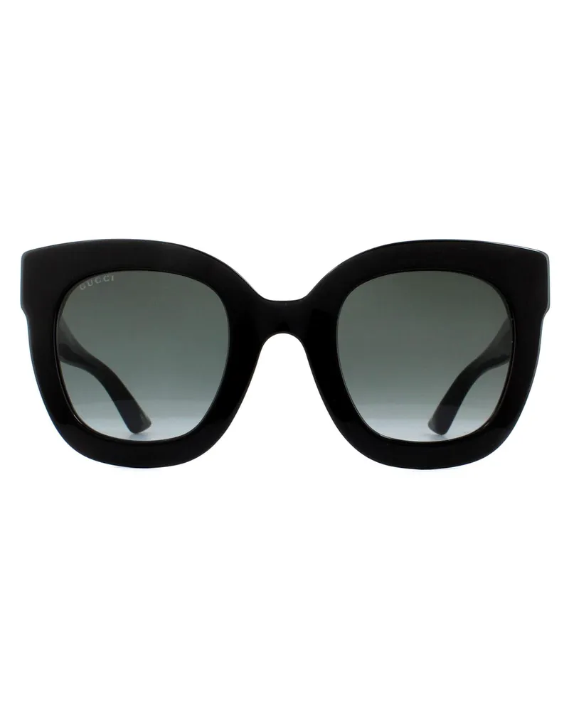 Gucci Lunettes De Soleil  GG0208S 001 Dégradé Gris Noir Schwarz
