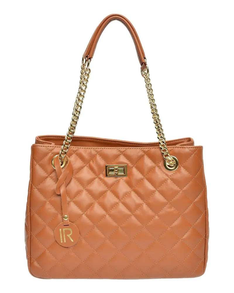 Isabella Rhea Braun Rindsledertasche Braun
