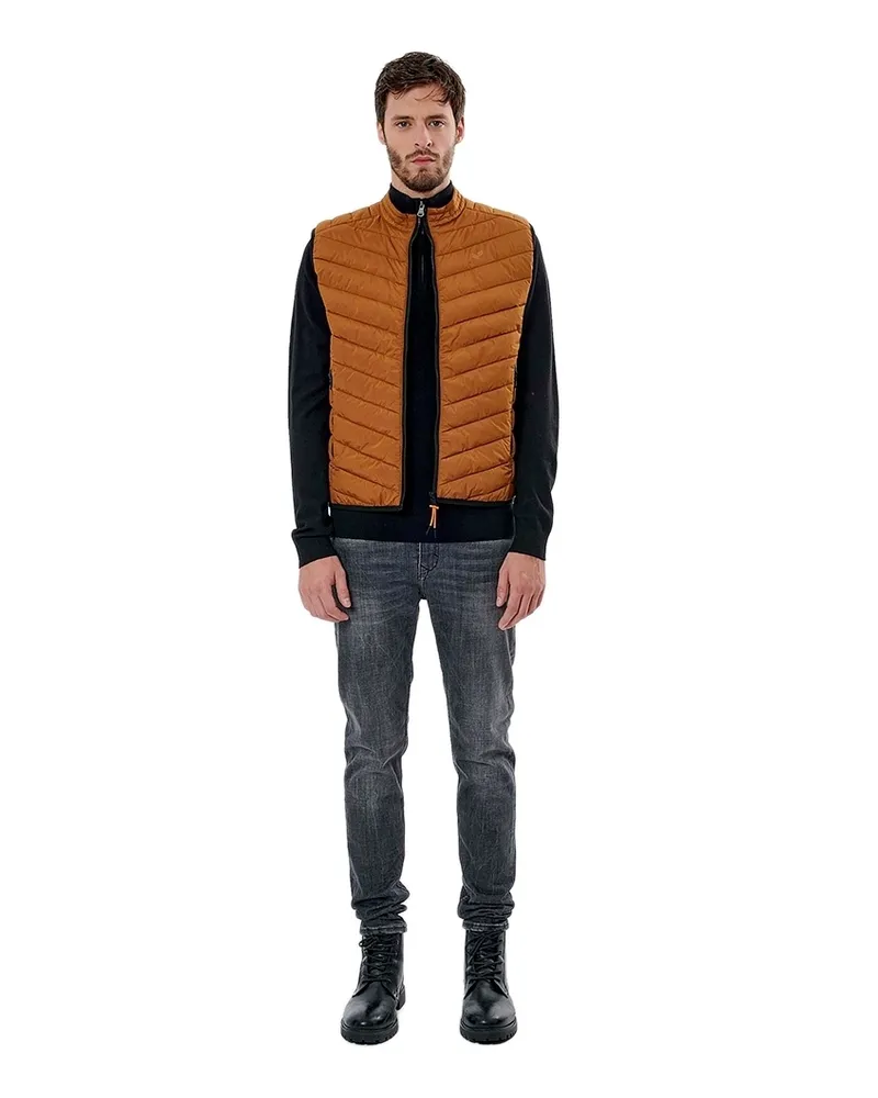 Kaporal Ärmellose Daunenjacke  Herren Sona Braun