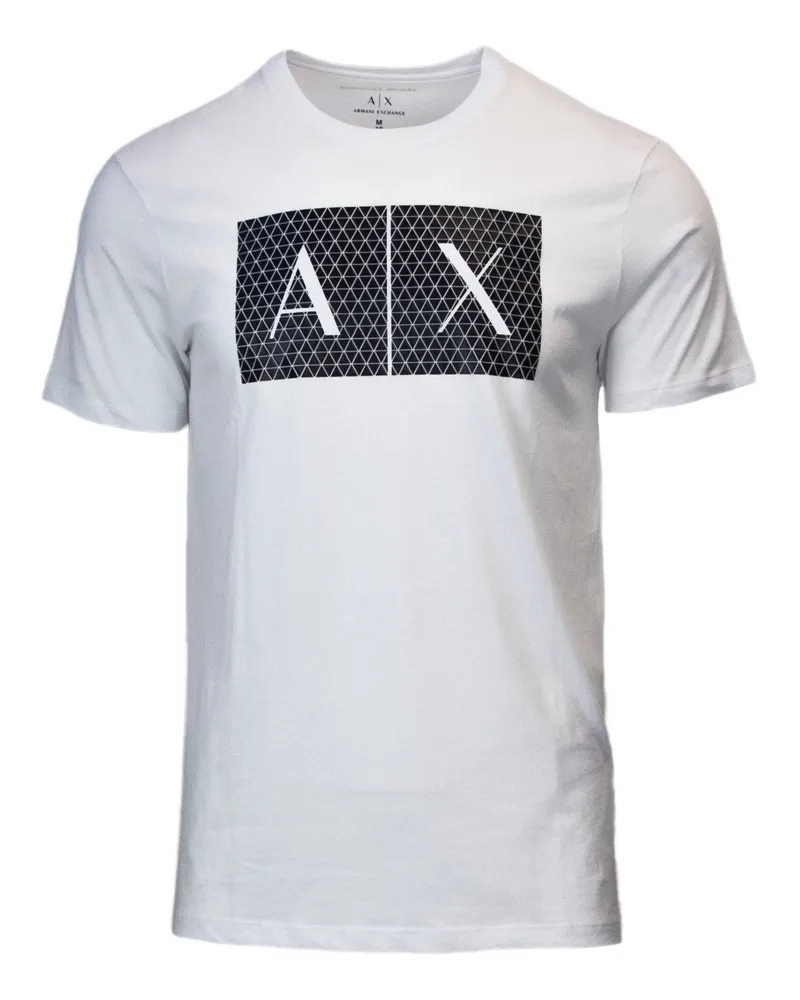 Armani Exchange Herren T-Shirt in Weiß Weiß
