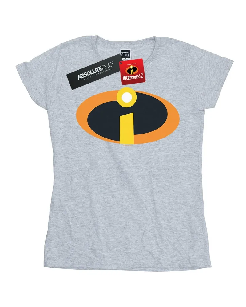 Disney The Incredibles" T-Shirt für Damen (Grau Hellgrau