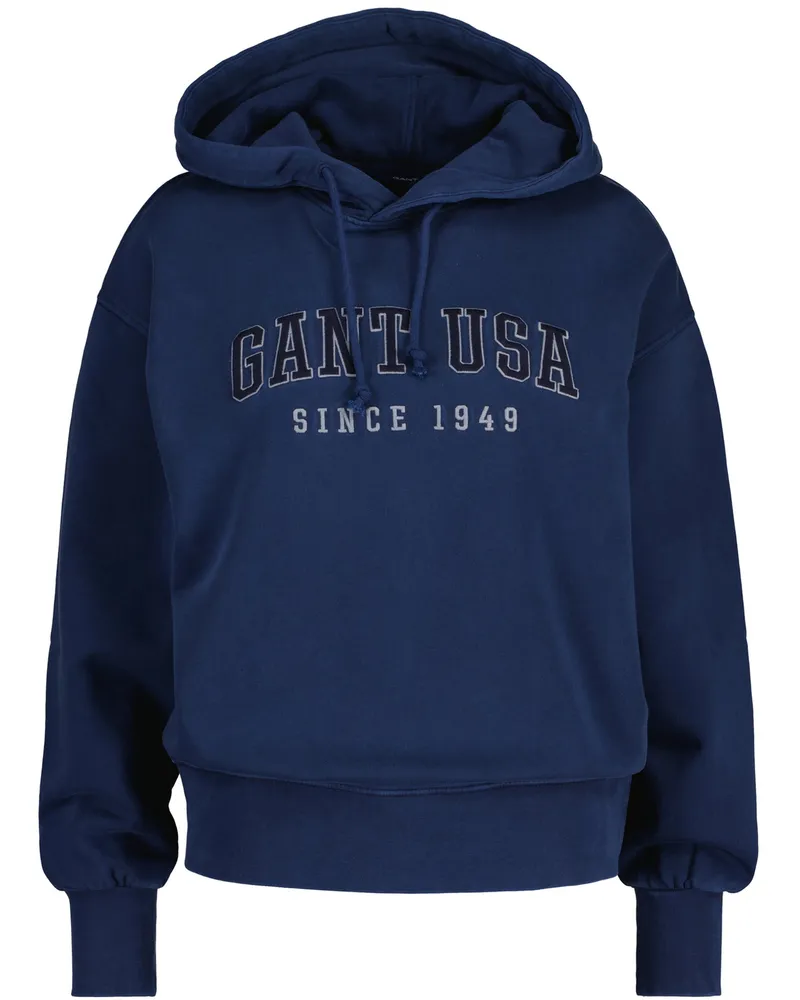 Gant Usa Hoodie Sweatshirt Blau