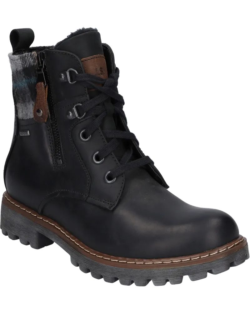 Josef Seibel Damen Stiefelette Marta 52 in schwarz-kombi Schwarz