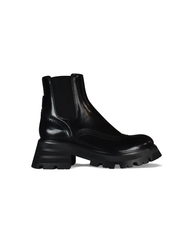 Alexander McQueen Wander Chelsea Stiefeletten - Schwarz Schwarz