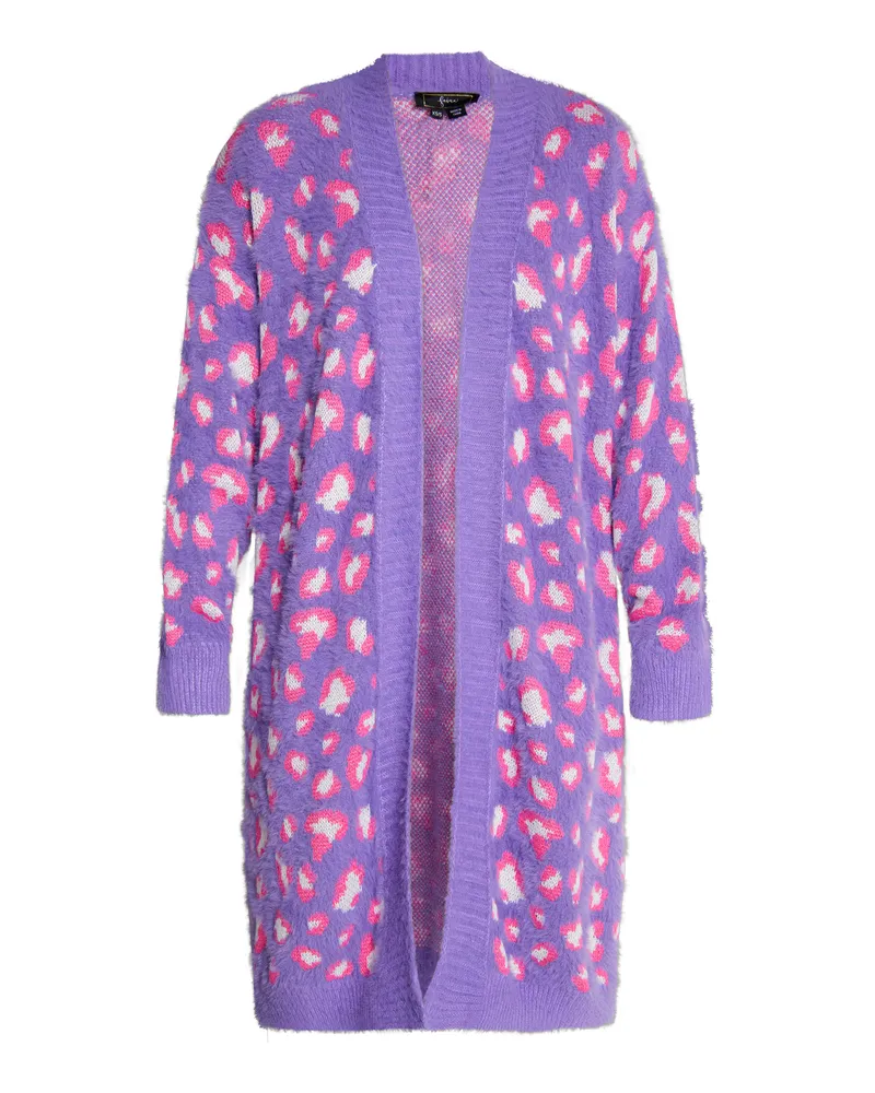 FAINA Strickjacke Damen Lila Mehrfarbig Mehrfarbig