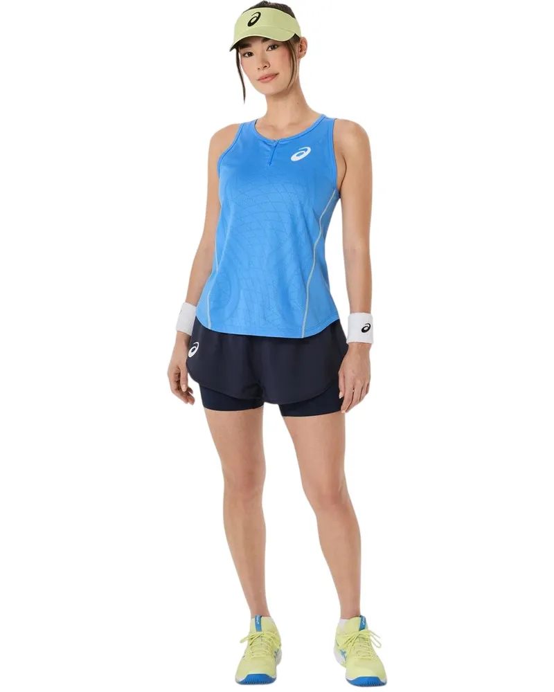 Asics Match Actibreeze" Ärmelloses Oberteil für Damen (Küstenblau Hellblau