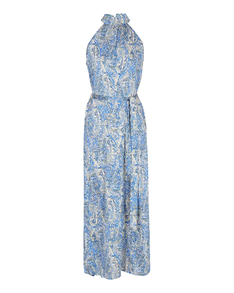 IZIA Kleid Frauen blau mehrfarbig Blau