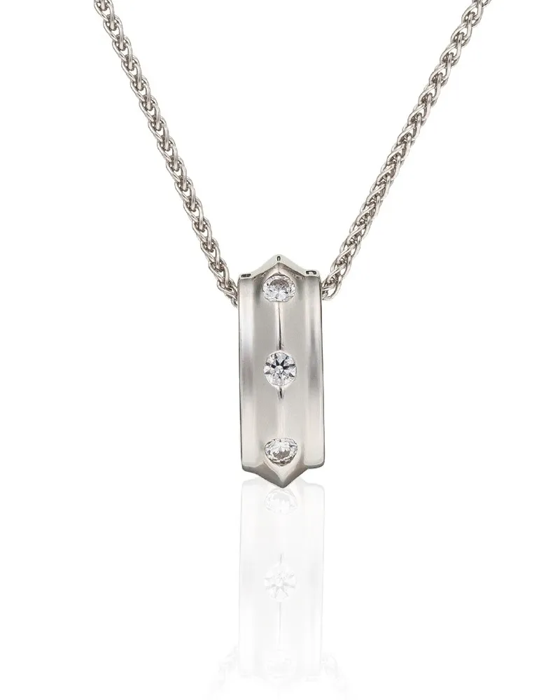 Orphelia Damen-Kette aus 925er Sterlingsilber mit Anhänger – Silber ZH-4744 Silber