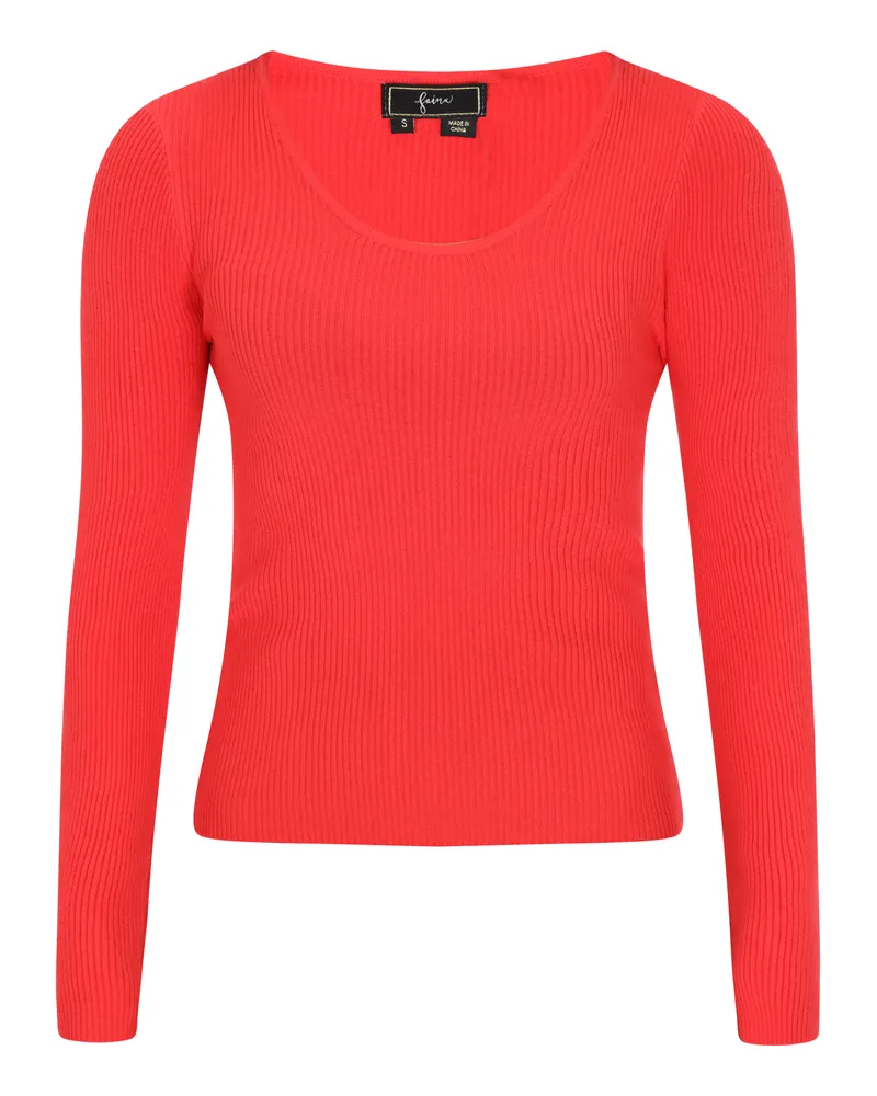 FAINA Pullover Frauen Rot Rot