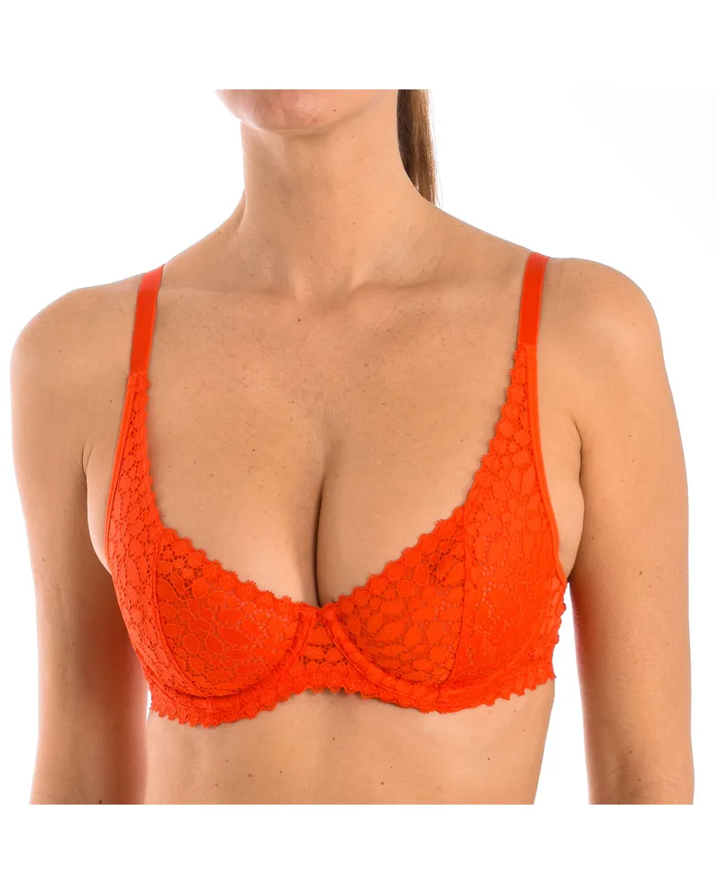 DIM Großzügiger 00DFE Damen-Bügel-BH Orange