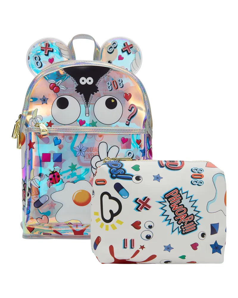 My Mo RUCKSACK RUCKSACK Frauen Silber Multicolor Silber