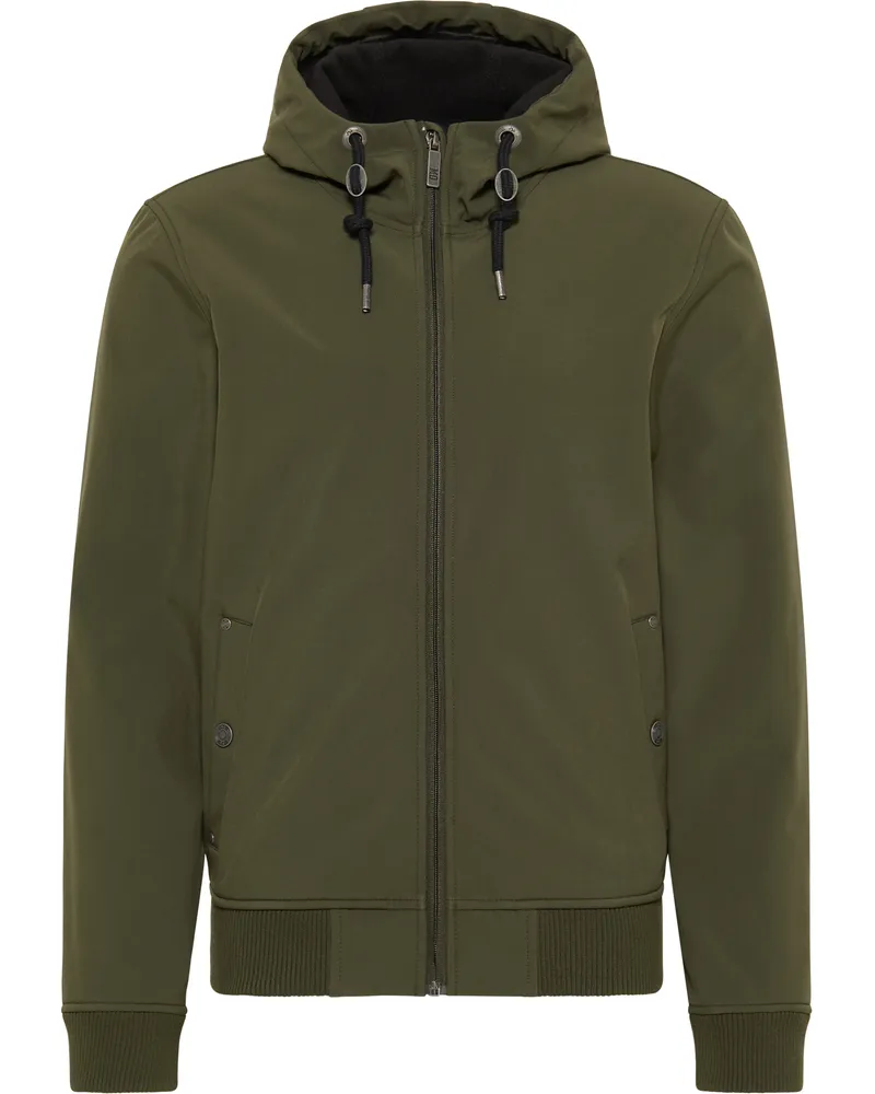 My Mo Softshellblouson Herren Dunkeloliv Oliv