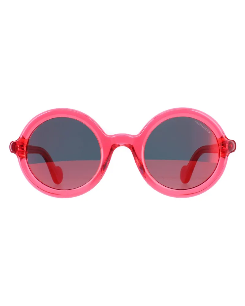 Moncler Runde Womens glänzend Fuchsia lila Gradient gespiegelt ML0005 Lila