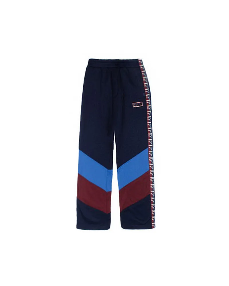 Puma x Rihanna Fenty Wide Leg Damen Marineblaue Trainingshose Blau