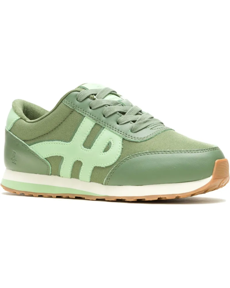 Hush Puppies Seventy8 Leder-Sneaker für Damen - Oliv Oliv