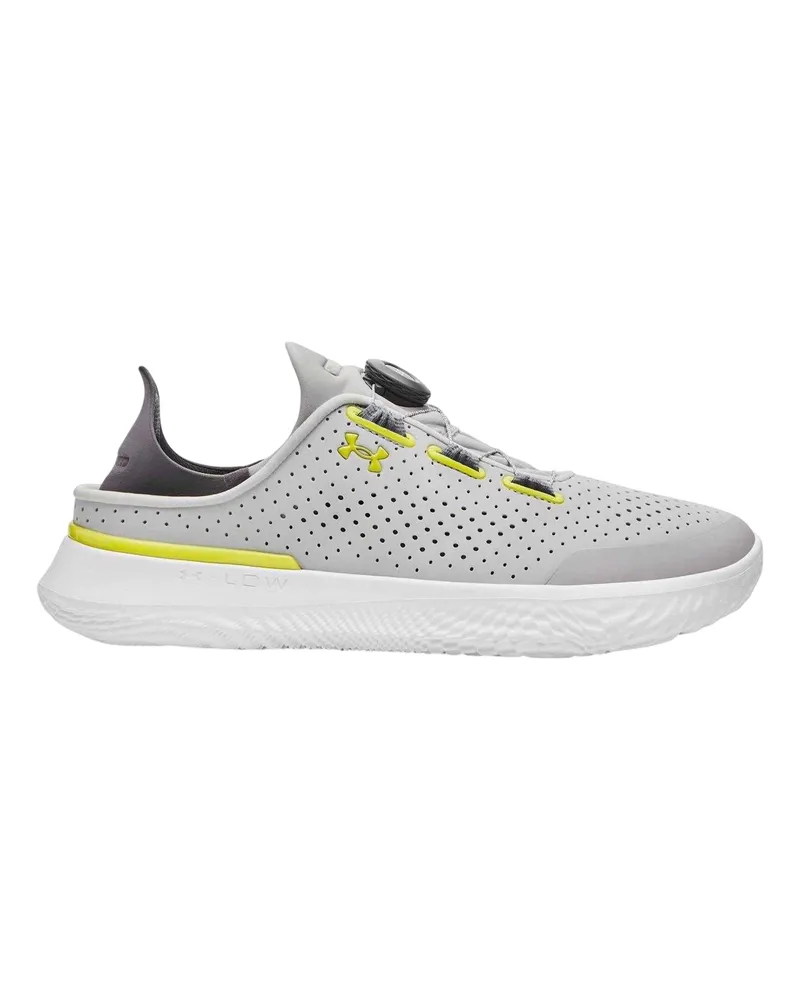 Under Armour Perforiert Sneaker für Herren, Flach (Grau Grau