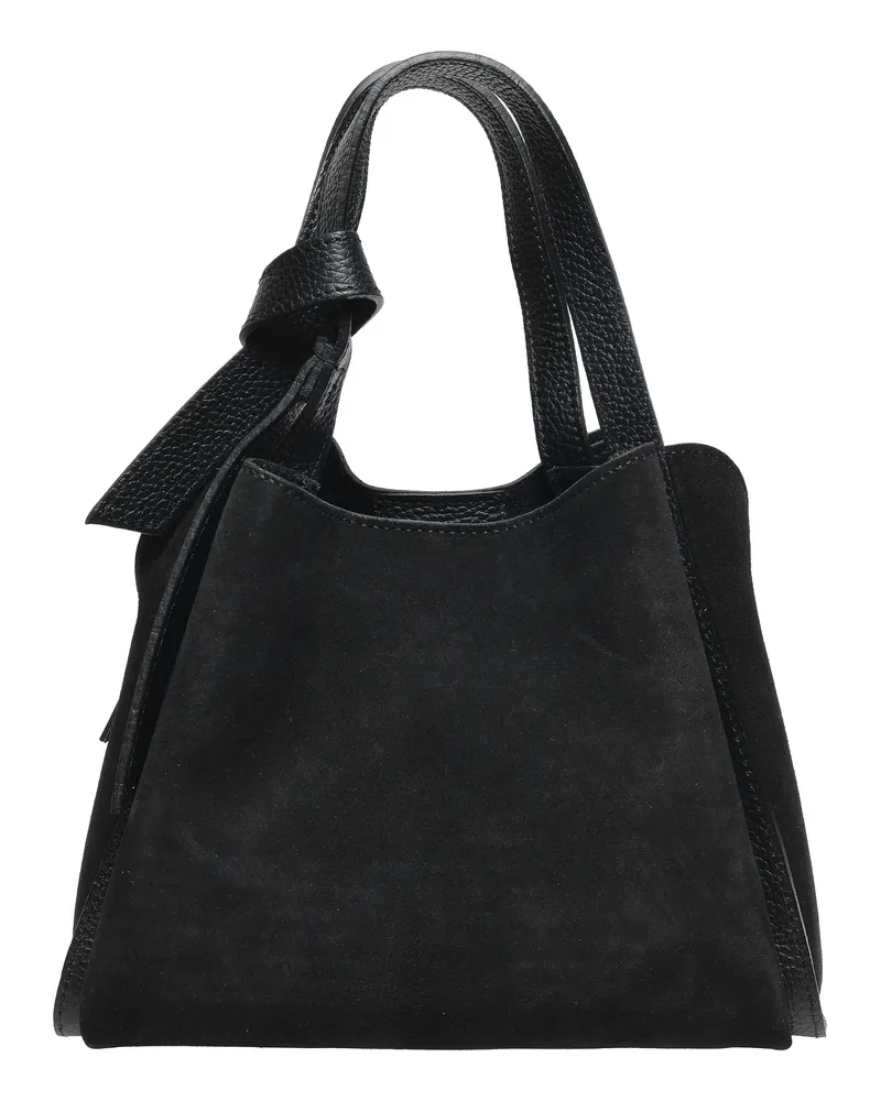 Luisa Vannini SCHWARZ Rindsledertasche Schwarz