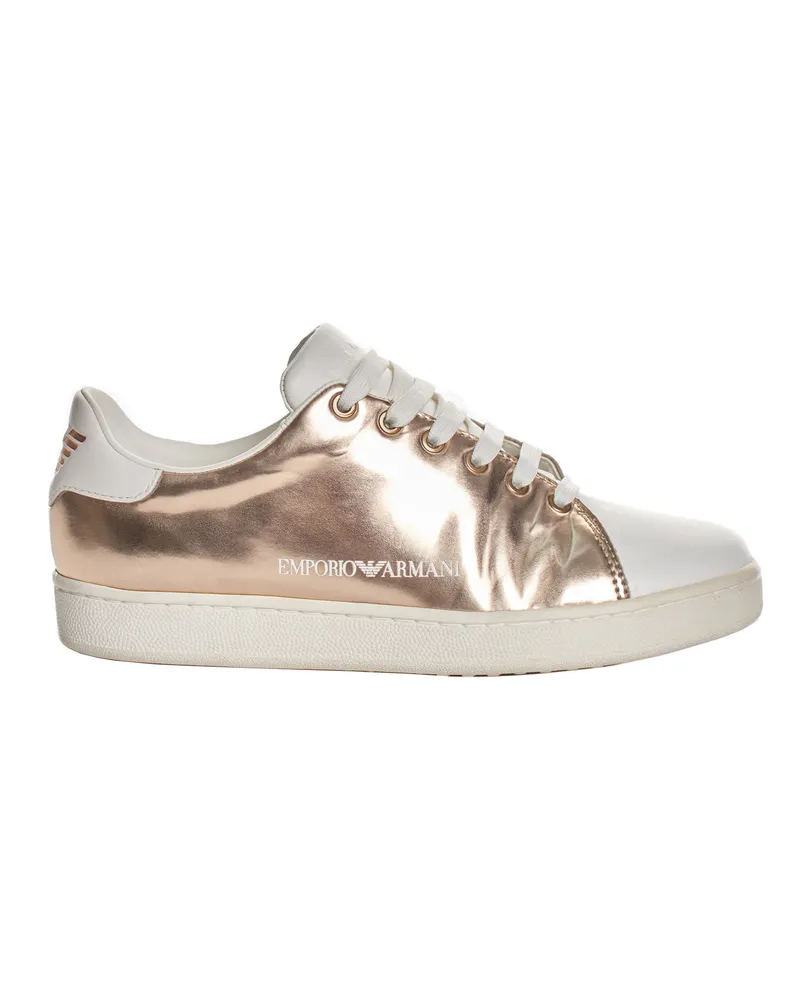 Emporio Armani X3X061 Damen-Sportschuhe Roségold