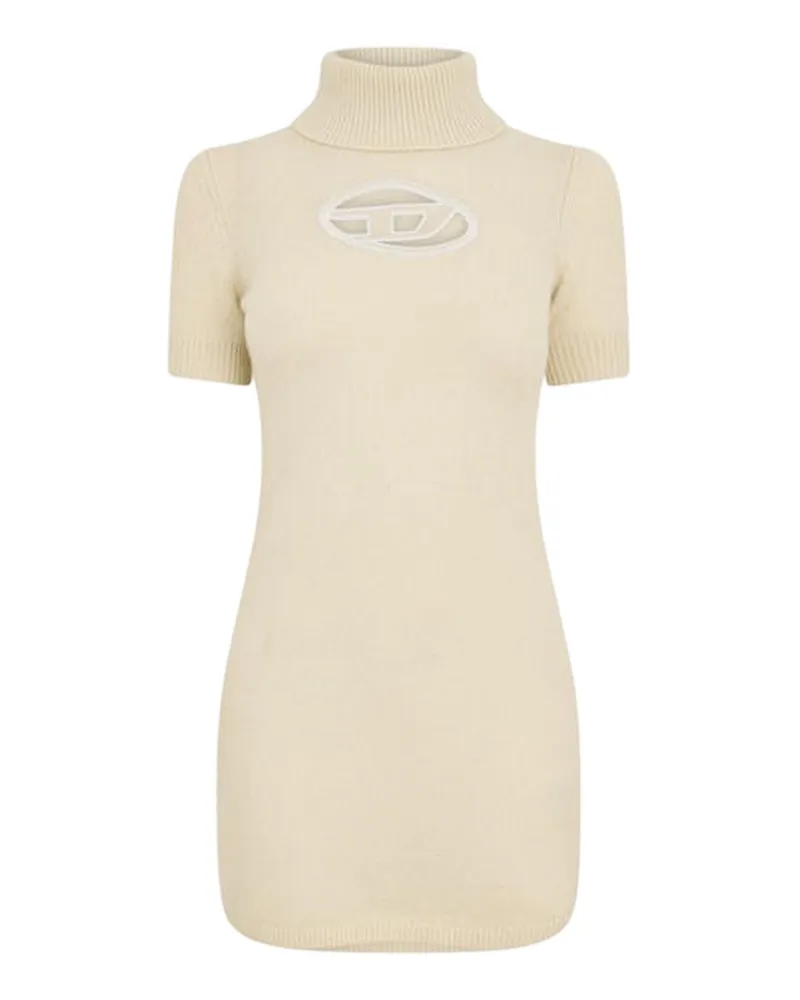 Diesel Argaret" Minikleid für Damen, Rollkragen, Bodycon (Silbergrün Grün