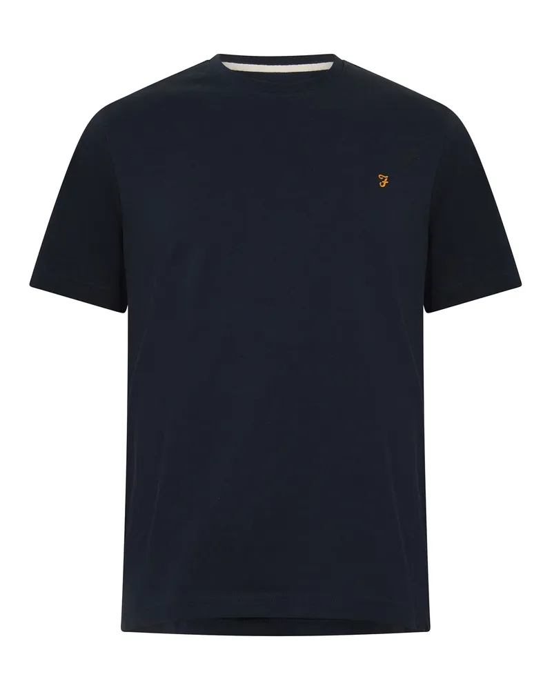 Farah 1920 Harrow" T-Shirt für Herren, kurzärmlig (wahres Marienblau Dunkles