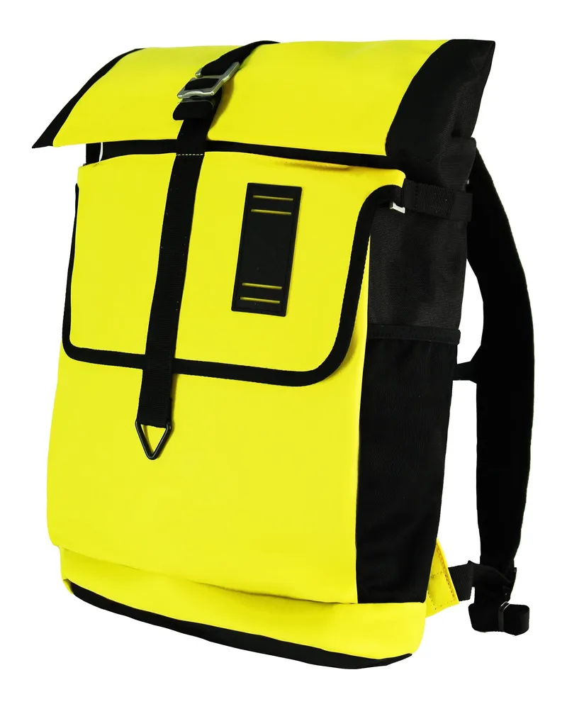 Puma x Central Saint Martin Unisex-Rolltop-Rucksack, gelb Schwarz