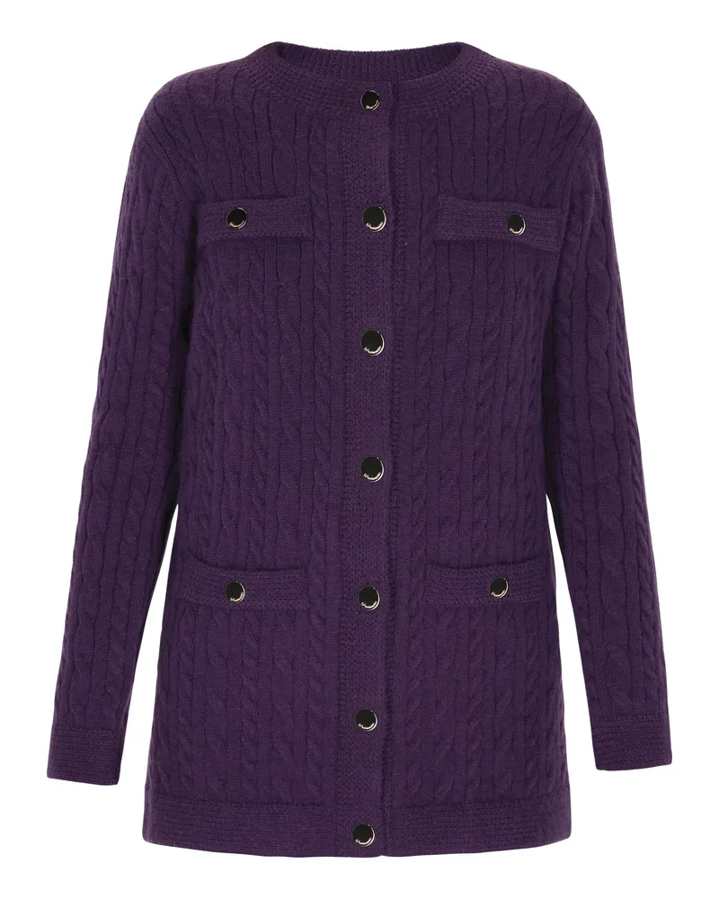 DreiMaster Cardigan Damen Lila Lila