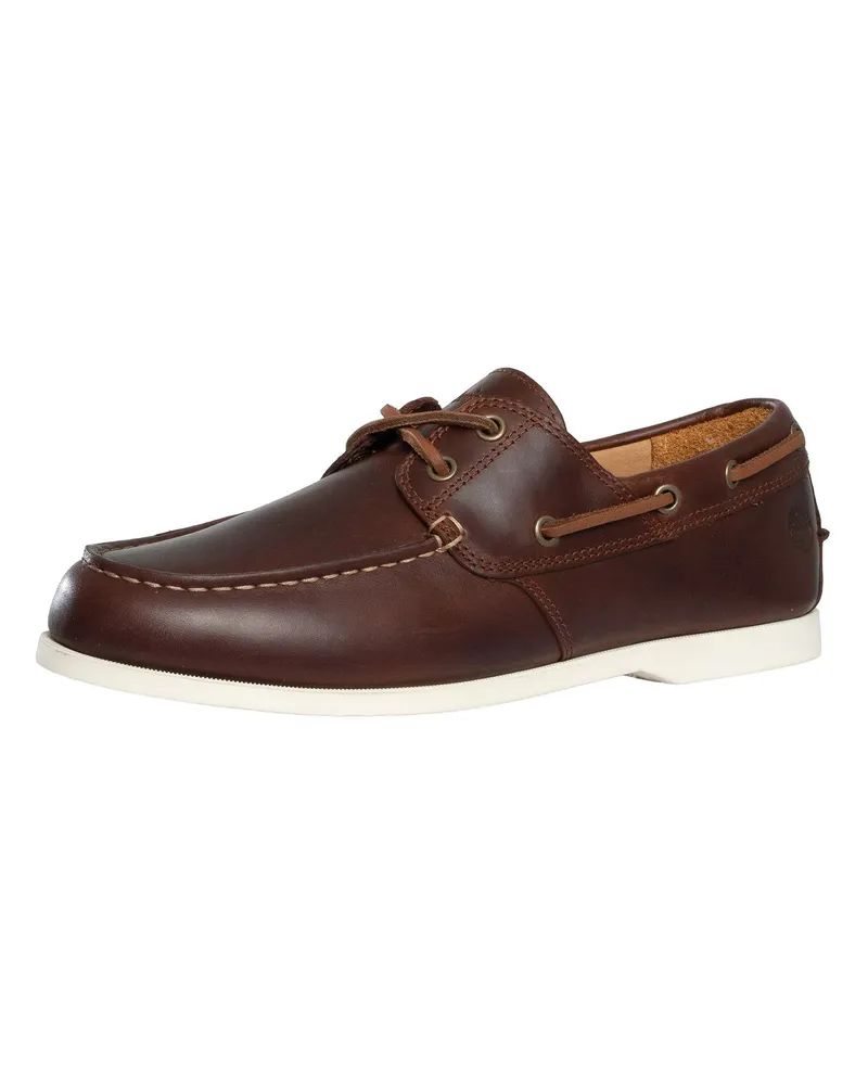 Timberland Cedar Bay Essential Leder-Bootsschuh, Braun Braun