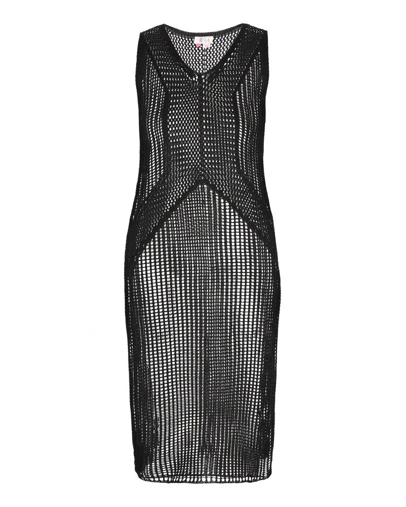 IZIA Kleid Frauen Schwarz Schwarz