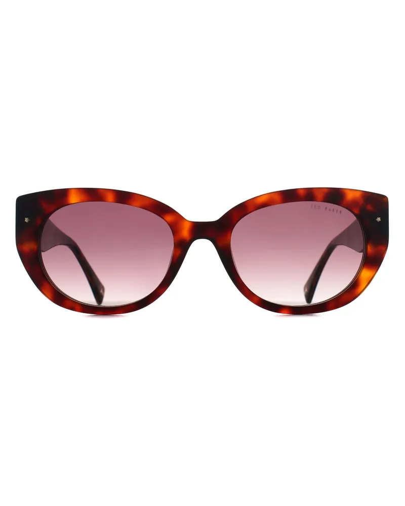 Ted Baker TB1737 100 Schildpatt Sonnenbrille mit braunem Farbverlauf Braun